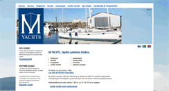 Desktop Screenshot of m-yachts.fi